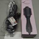 Hair Dryer Brush Blow Dryer Brush in One, Upgraded 4 in 1 Hair Dryer and Styler Volumizer with Negative Ion Anti-frizz Ceramic Titanium Barrel Hot Air Hair Straightener Brush
