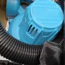 Leaf Blower Cordless with 2 x 24V 2.0Ah Battery and Charger, 150CFM 130MPH Electric 2 in 1 Handle Battery Powered Blowers for Lawn Care, Patio, Dust, Blue