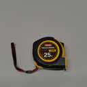 Tape Measure 25 ft, Steel Measuring Tape Retractable, 25-Foot Basics Self-Locking Measurement Tape, Self Lock Auto Tape Rule Imperial/Metric Measure for Body Measurements