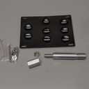 HiSport License Plate Holder Front Bumper Compatible with Mercedes C-Class CLA-Class E-Class S-Class GLK-Class ML-Class GLA-Class SL-Class, No Drill Relocator Hole Adapter Support Holder