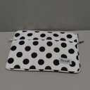 Canvaslife Waterproof Laptop Sleeve 15 Inch 15 Case and 15.6 Laptop Bag (Black dot)