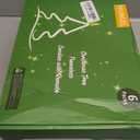 YAUNGEL 6 Pcs Christmas Tree Candles with Metal Candle Holder, Real Wax Christmas Tree Candles with Remote Timer, Flameless Tree Candlesticks Battery Operated Flickering Flame for New Year Xmas Decor