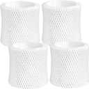 Humidifier Wicking Replacement Filter Compatible with Canopy Bedside and Nursery Humidifier, Wood Pulp & Paper Filter, 4 Pack (White)