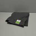 Haggar Men's Comfort Performance Stretch Straight Fit Pant with Super Flex Waistband (as1, Waist_Inseam, Numeric_34, Numeric_34, Regular, Regular, Dark Grey, 34W x 34L)