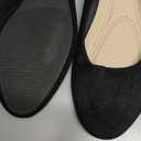 Rominz Women's Flats Shoes Round Toe Flats Black Flats Shoes Women Ballet Flats for Women Dressy Shoes Nude Flats 11