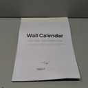 2026 Calendar, 12 Months, January to December, 17" x 12", Large Wall Calendar 2026 with Hanger, Calendar 2026 for Wall, 2026 Calendar Planner, Thick Paper, Spiral Binding, Simple and Aesthetic Design.