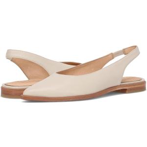SM NEW YORK Women's ivory boats 6.5 Slingback Flat - Comfortable and Stylish Flats-Sandal with Adjustable Strap and Cushioned Insole