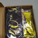 27pcs 40th Birthday Decorations for Men, Black Gold 40th Party Decorations, Happy 40th Birthday Banner Honeycomb Table Hanging Swirls Cake Topper and Balloons,40 years old birthday decorations