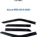 IG Window Visors Fit for 2019-2026 Acura RDX, Out-Channel Rain Guards Vent Wind Deflectors 4PC, Car Accessories for 19-26 Acura RDX