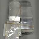 Hxezoc 50 Pack Favor Boxes, 2x2x2 Inches Clear Candy Treat Boxes with White Ribbons, Mini Plastic Gift Boxes for Wedding, Birthday Party, Baby Shower, Classroom Decoration Supplies