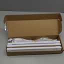 3 Pack Plug in Under Cabinet Lighting for Kitchen, 6500k Bright Under Counter Lights for Shelf/Workbench/Bookshelf/Over Sink, 14inch Linkable 110V LED Light Bar