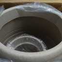 21.3"H & 13.2"H Retro Sandstone Textured Plastic Planter Set of 2