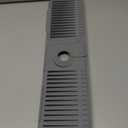 24'' Longer Faucet Mat for Kitchen Sink Splash Guard[7 Slope Fast Self-draining][Snap Lock Fit]Kitchen Sink Faucet Mat Splash Guard Kitchen Sink Area Water Splash Guard Behind Faucet Draining Mat (24" x 5.5", Gray)