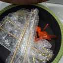 Wimarsbon Vanity Stool Vanity Chair with Storage, Velvet Makeup Stool, Soft Ottoman with Anti-Slip Feet, Furry Padded Seat for Makeup, Bedroom Black