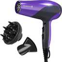 Remington Damage Protection Hair Dryer with Ceramic + Ionic + Tourmaline Technology,Purple, 3 Piece Set (Standard)