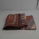 Collive Boho Kitchen Mat 2PCS Cushioned Kitchen Mats for Floor, Anti-Fatigue Mat Waterproof Kitchen Rug Set of 2 Non-Skid Comfort Standing Mat for Kitchen, Office, Sink, Laundry, 17"x30"+17"x47" (Geometric Tribal)