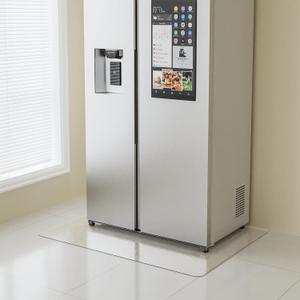 Small Clear Area Mat, 2'×3' PVC Waterproof Hard Floor Mat for Under Refrigerator