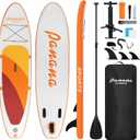 Panana Inflatable Stand Up Paddle Board, 10'x31 x6 SUP with Premium Paddle Board Accessories Kit, Anti-Slip EVA Deck for Adults Youth of All Skill Levels