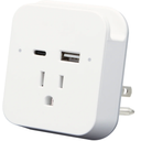 Helix PowerUp Multiport Wall Charger Dual USB-C and USB-A Ports with Outlet