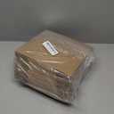 Eupako 4x4x4" Cardboard Box Mailers 25 Pack Brown Cube Corrugated Small Shipping Boxes for Mailing