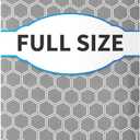 Full Size Ironing Board 57" L X15 W, Large Wide Sturdy Ironing Board with Iron Rest, Foldable Adjustable Iron Board with Heat Resistant Cover, Enhanced Stability (Silver Gray)