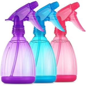 DilaBee Plastic Spray Bottles - 12oz (2 Pack) Water Spray Bottle for Hair, Gardening, Grilling & Cleaning Solution - Empty Spray Bottles for Cat - Small Spray Bottle