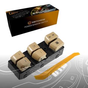 Power Window Switch 1 AUTO Down Window Control Switch Fit for Hyundai Elantra Move 2012-2016 with Removal Tool No.93570-3X000 - Pack of 1 Fit for