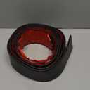 DAILISEN T Molding Flexible Self Adhesive T Shape Floor Transition Strip Bendable T Rubber Trim T Transition Strip for Tile to Laminate Flooring (300 × 5cm Black)