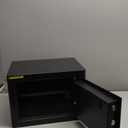 1.3 Cubic Feet Small Fire Safe Box for Home, Fireproof Safety Lock Box with Digital Keypad, Spare Keys and Removable Shelf, Personal Security Home Safes for Money, Jewelry, ID Documents