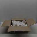 IRIS USA Hangers 50 Pack, Clothes Hangers, Flexible Plastic Hangers with Shoulder Grooves & Accessory Hooks, Dorm Room Essentials Closet Organizer, Hangers for Lightweight Shirts Pants Dress, White (Standard)