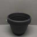 Plant Pots Set of 5, 10" Outside Diameter Flower Pots, 8.5" Inner Diameter Plant Planters with Drainage Hole, Durable Garden Pots Perfect for Indoor & Outdoor Plant Planting, Decor, Gray