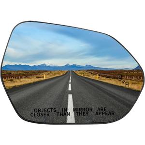 Passenger Side Mirror Replacement for Toyota Camry 2018 2019 2020 2021 2022 2023 - Rear View Mirror Glass,Right Side Mirrors Glass with Power Heated & Blind Spot