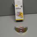 Lamicall 24g Polarized Sports Sunglasses for Men Women - UV400 Protection Sun Glasses Gifts for Running Cycling Baseball (Transparent Frame-pink Lens)