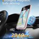 SUCGLES for iPhone 15 Pro Case with MagSafe [Ultra Strong Magnetic] [12FT Military Drop Protection] [Shockproof Bumper] Slim Thin Mag Safe Phone Cover 6.1" for Apple 15pro (Pink)