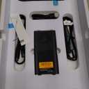 KEFEYA 15.6" Laptop Screen Extender, Includes Power Bank, FHD 1080P IPS Triple Laptop Monitor Extender for 13-17" Laptops, Plug & Play with HDMI/USB-A/TYPE-C/Hub, Compatible with Windows, Mac, Android