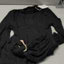 ZESICA Women's 2026 Spring Long Sleeve Bodycon Dress Mock Neck Wedding Guest Cocktail Party Long Midi Dresses Black Medium