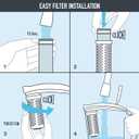 Brita Stream Water Filter Replacements for Stream Pitchers and Dispensers, Lasts 2 Months, Reduces Chlorine Taste and Odor, 3 Count