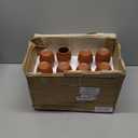 Nuogo Set of 16 (3oz) Cantaritos de Barro Mexicanos Mini Cantaritos Shooters Pottery Cocktail Glasses for Tequila, Margaritas, Mojitos, Mexican Jarritos de Barro Mexicanos, Taco Tuesday Cocktail Cups