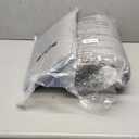 Bedsure Oversized Queen Comforter Set Grey - Bed in a Bag Bedding Set 7 Pieces, GentleSoft Pintuck Bed Set Gift for Family, Pinch Pleat All Season Comforter with Sheets, Pillowcases & Shams