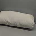 Premium Crushed Sponge Yoga Bolster Pillow for Yin Yoga, Restorative & Meditation - Rectangular Cushion (27inch*10.6inch, Cream White)