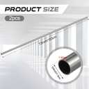 Hicarer 2 Pcs 3/4" Od 304 Stainless Steel Tubing 48 Inch Length Thickened Pipe Wall & Weldable Tubing 16 Gauge Round Metal Tube Industrial for Home Furnishing, Machinery