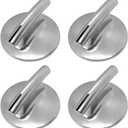 4Pcs 74010839 Surface Burner Knob Replacement Parts for Maytag Jenn-Air Stove/Gas Range/Oven Cooktop Stove Knobs, Replaces WP74010839, AP6011218, PS2088183, PS11744413, EAP11744413
