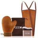 CZZXI Tanning Mitt, Body Brush & Back Tanner Applicator Kit Self-Tan Applicator for Body, Face & Hard-to-Reach Areas | Includes Storage Pouch
