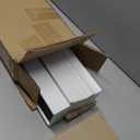 Lotus & Windoware Cordless, 2 Inch Faux Wood Blind, 36" Wide x 36" Long, Window Blinds, Blinds & Shades, Blinds for Indoor Windows, Embossed, Bright White