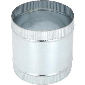 PATIKIL 7 Inch Duct Connector Coupling, Galvanized Steel Straight Dryer Vent Coupler Flexible Ducting Collar Connector Round Crimped Ventilation Duct Extension for HVAC System Pipe