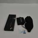 MZOO Luxury Sleep Eye Mask for Side Sleeper Men Women, Zero Eye Pressure 3D Sleeping Mask, Light Blocking Patented Design Night Blindfold, Soft Eye Shade Cover for Travel, Black