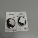 GE 2-Way RCA Audio Adapter,6in, Black 2PAC