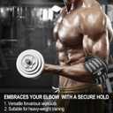 Elbow Wraps for WeightliftingElbow Sleeve Support for Bench Press, Cross Training & Powerlifting - Elbow Straps for Weightlifting Gym Men Women