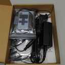 Lvyinyin Kitchen Cabinet Undereath Light Kit, Backsplash Back Lighting, 110V Plugged in & Hardwired, RF Remote Control Dimmable, Linkable, Dual Split, Black Wires, Warm White 2700K,6 Lights