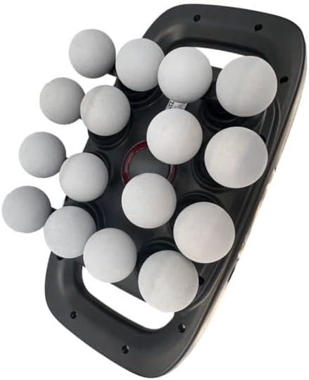 Square Bracket's Certified & Professional Massage Gun, 16 Heads, 3 Modes, 30 Intensity Levels, 2000mAh Battery, Ultra-Quiet & Lightweight, Deep Tissue Recovery